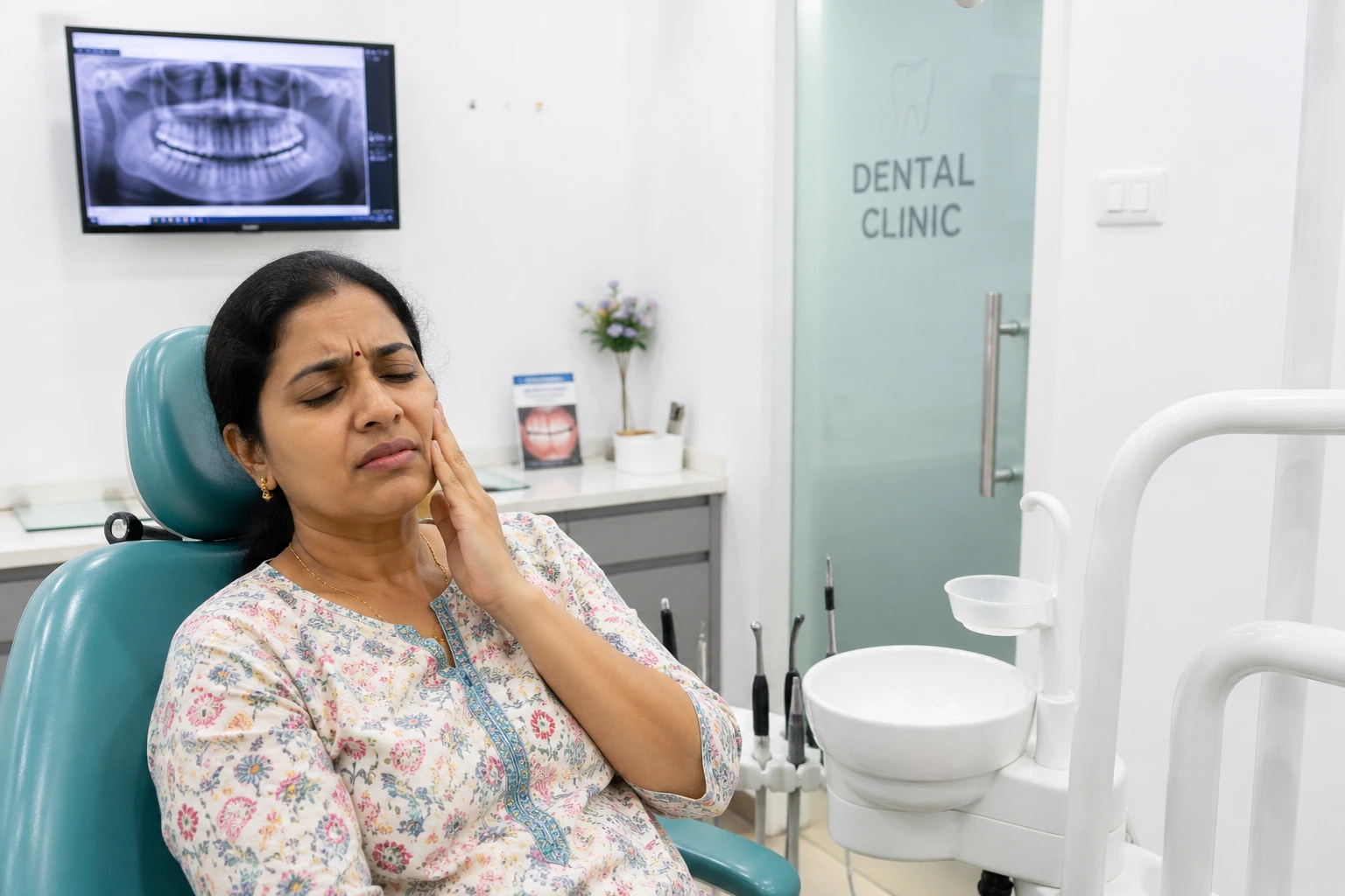 Patient receiving same-day root canal treatment in Kothrud, Pune – Tooth & Co Dental Clinic