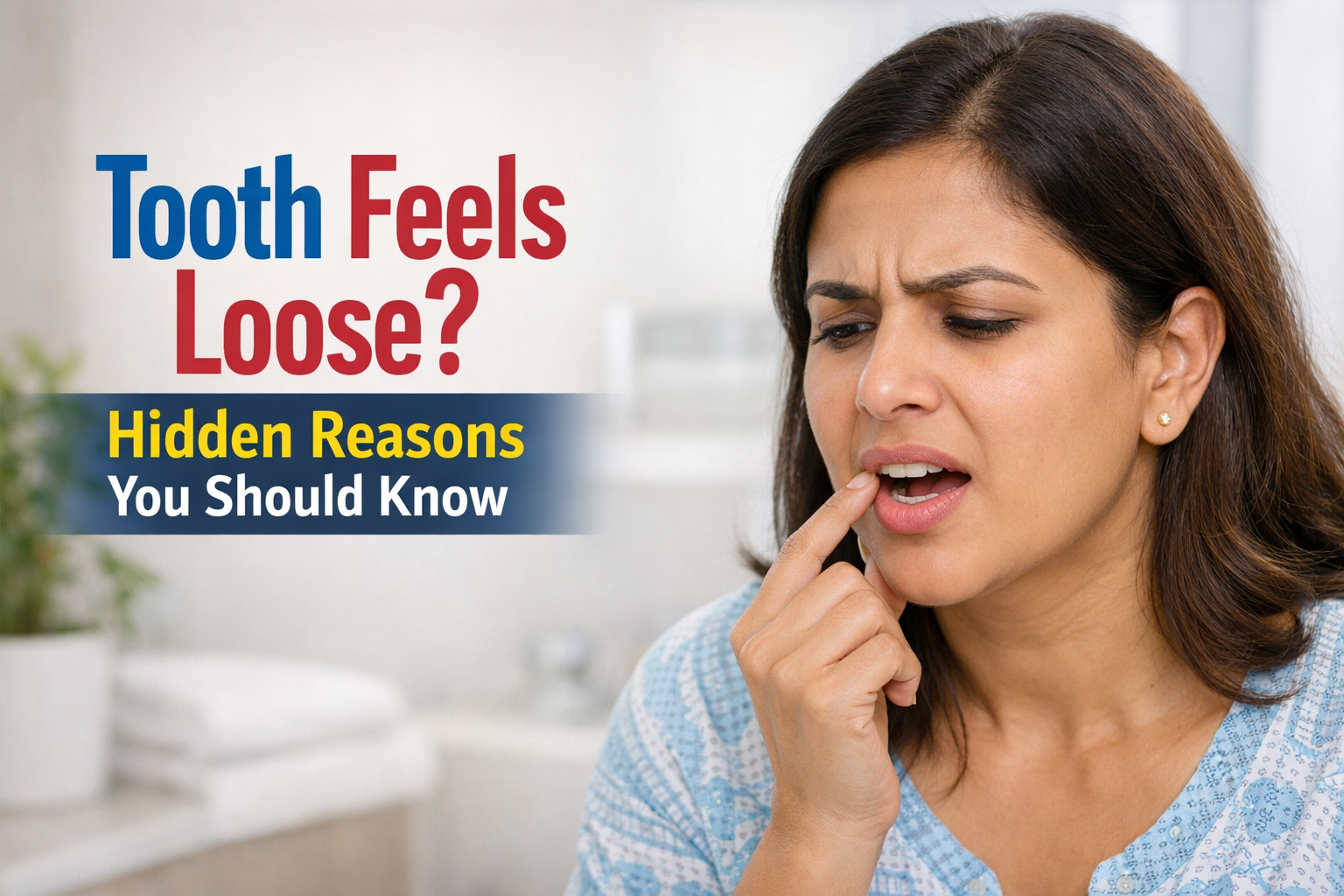 Find reasons why a tooth feels loose and when to visit a dentist for treatment.