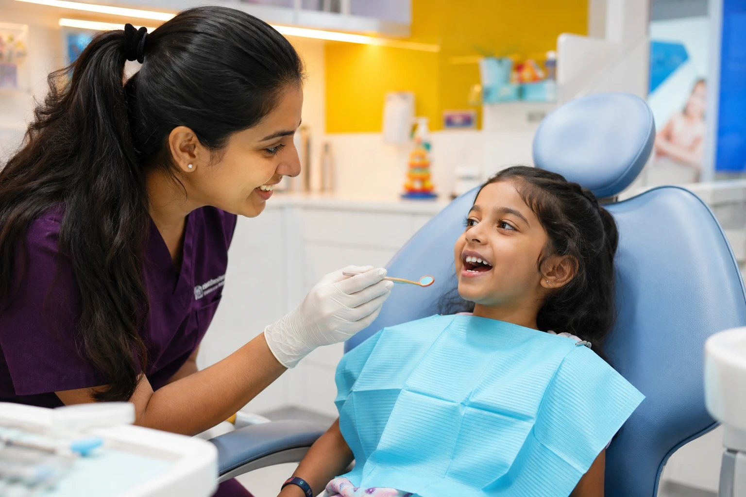 Find tips for a stress-free and fun first dental cleaning visit for children